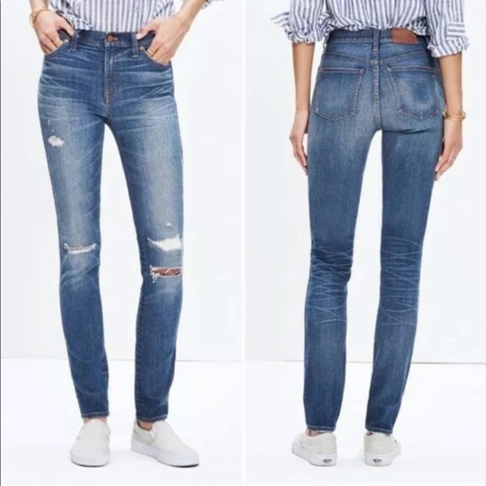 NWT Madewell 9” High Riser Skinny Skinny